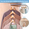Hanger Connector Hooks, Space Saving Hangers for Closet Organizers, Storage