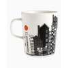 Marimekko - Oiva/Siirtolapuutarha - Cup - White/Black/Orange - Diameter 8