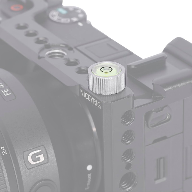 Niceyrig Camera Linear Bubble Level for Devices Leveling with 1/4''-20
