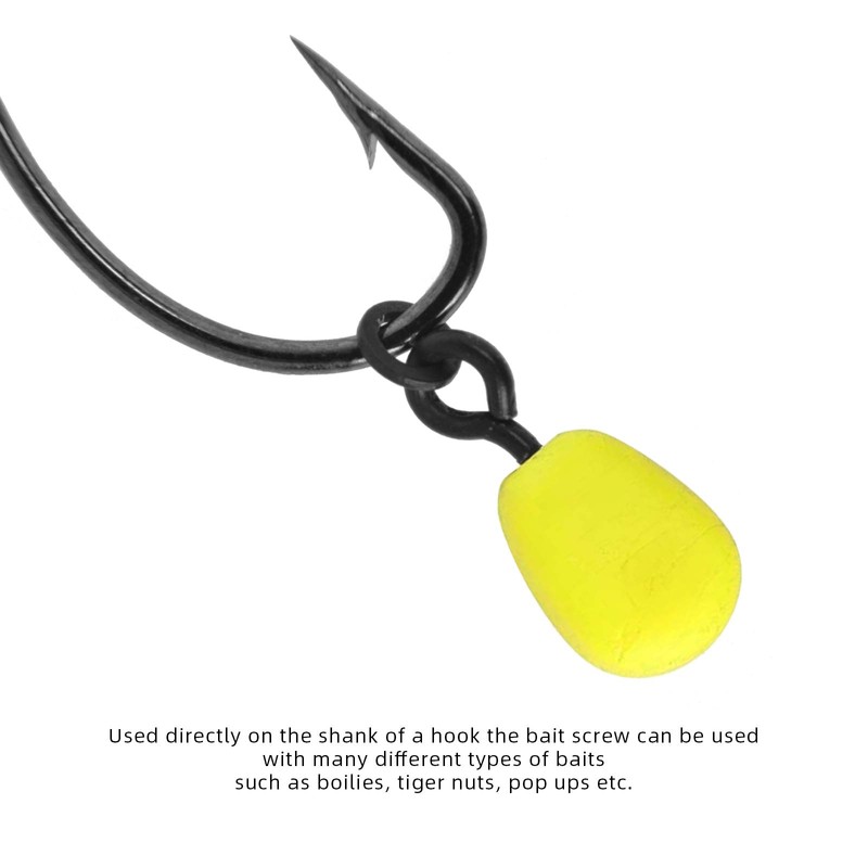 SF Bait Screw With Round Link Loop Swivels for Carp