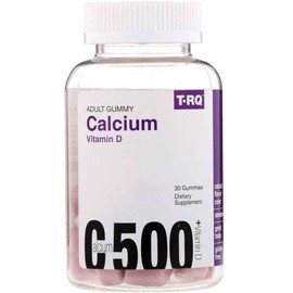 T-RQ CALCIUM 500MG & VITAMIN D3 STRENGTH 60GUMMIES