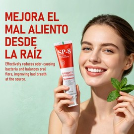 3PCS Sp-8 Probiotics Whitening Toothpaste, Fresh Breath Fresh Mint Flavor Sp-8 Toothpaste, Contiene 4 Probióticos para Blanquear Los Dientes, Elimina El Mal Aliento y Las Manchas En Los Dientes