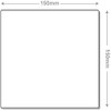 V Safety Disabled/Gents/Ladies Toilet Door Sign - 150mm x 150mm
