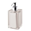 Gedy Bathroom Soap Dispenser, Resin, Grey (Light Taupe), 16.2 x