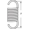 Prime-Line Products SP 9614 Spring, Extension, 3/4-Inch by 2-Inch -