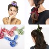 Amariver 15pcs Bow Scrunchies for Women Hair Ties with Bow