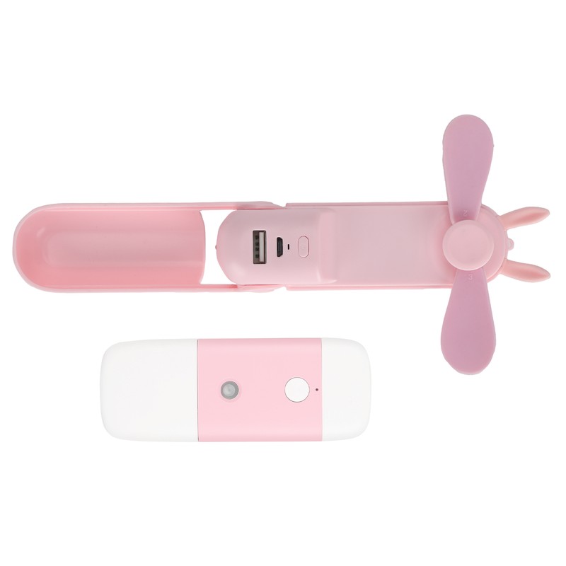 Handheld Fan Mini Small Folding USB Rechargeable Mobile Water Replenisher