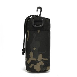 Water Bottle Pouch, Bottle Pouch, Nylon Bottle Case, Bottle, 19.6 fl oz (550 ml), Handy Pouch, Plastic Bottle Holder, Mountain Climbing, Camping, Exploration, Bike, Airsoft Game, Outdoor Bottle