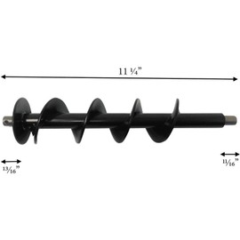 Stove Parts 4 Less Feed Spring Auger Shaft: SRV7077-015-SPFL Compatible with PelPro