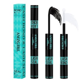 AMZGIRL LASH Lash Bond y Seal, Pegamento de Pestañas para Extensiones de Pestañas, Pestañas Clusters Lash Bond y Seal Impermeable 10Ml,2 En 1 Pestañas Bond y Seal Larga Duración, Bond y Seal Extension