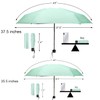 TradMall Mini Travel Umbrella, Portable Lightweight Compact Parasol with 95%