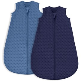 Yoofoss Fleece Baby Sleep Sack 18-24 Months with Plush Dots, TOG 1.5 Baby Wearable Blanket with 2-Way Zipper, Cotton Toddler Sleeping Sack Fleece