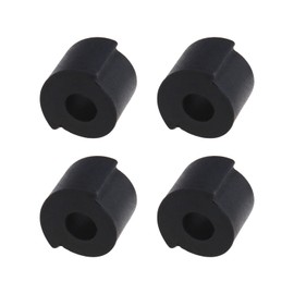 4PCS Anti-Vibration Pad Folding Cushion Rubber Damper Compatible with Ninebot ES1 ES2 ES3 ES4 Electric Scooter 10.2mm Height 6mm Hole Diameter Black