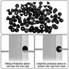 Foraineam 100 Pack Cable Railing Rubber Grommets, Black Cable Railing
