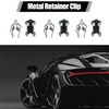 sourcing map Pack of 50 Car Interior Console Dashboard Metal