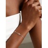 Moodear Dainty 925 Sterling Silver Cross Bracelet - Trendy Bracelets
