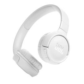 JBL Tune 520BT Pure Bass Wireless Bluetooth Headphones (White)