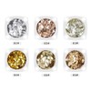 Kingsie 12 Colors Set Gold Aurora Glitter Hologram Gel Nail