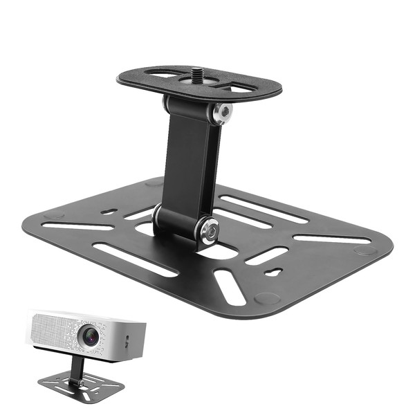 PWGHWG Projector Mount Mini Projector Stand Multifunctional Black Desktop Projector