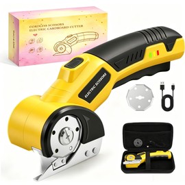 Cardboard Cutter Electric Scissors Tools - Box Cutters Cordless Electric Scissor for Arthritic Hands, Home Apartment Essentials for Cardboard Recycling, Gadget Gifts for Men Women Dad Mom Husband Wife