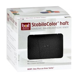 BORT StabiloColor Binde 8cm schwarz 1 Stück