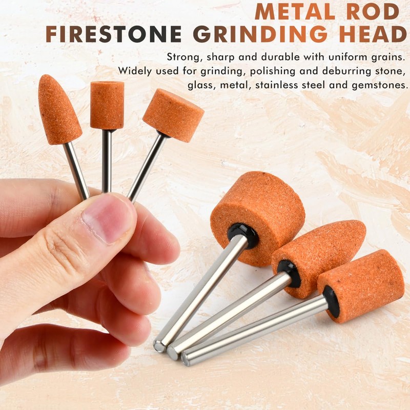 42 Pcs Grinding Wheel Head,Abrasive Mounted Stone Grinding Wheel Head,Mounted