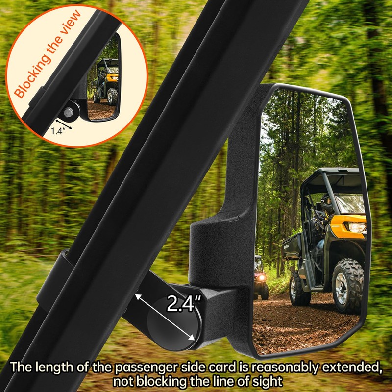 Ranger Side Mirrors,You No Longer Need to Adjust by Hand，Innovative
