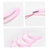 5sets Eyebrow Grooming Stencils Reusable Makeup Assistant Kit for Precise Tracing Handheld Design for Women and Girls Pink Beauty Tool for Custom Brow Styles