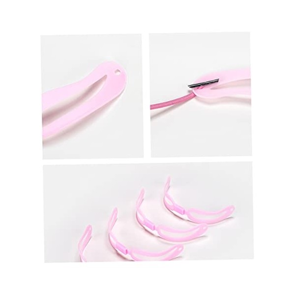 5sets Eyebrow Grooming Stencils Reusable Makeup Assistant Kit for Precise