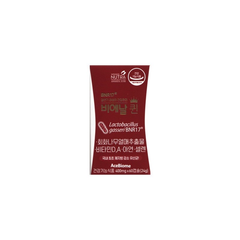 Bienal Queen BNR17 Menopausal Probiotics 400mg x 60 Capsules 1