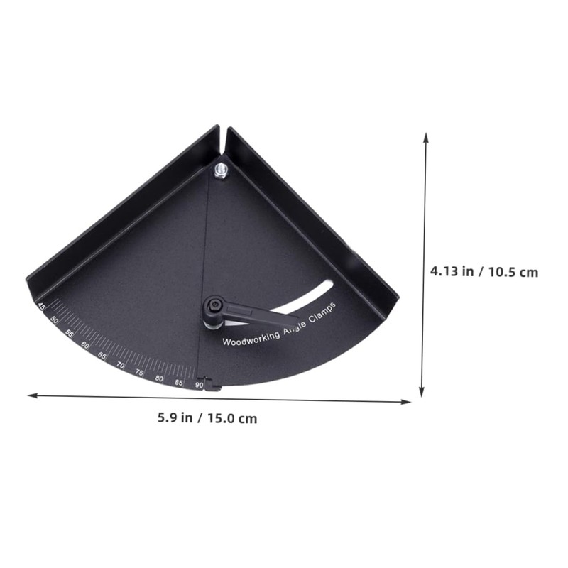 LALAFINA Corner Clamp Angle Clamp for Woodworking Construction Stable Design