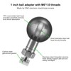 FANAUE Track Ball with T-Bolt Attachment 1 inch Ball Head