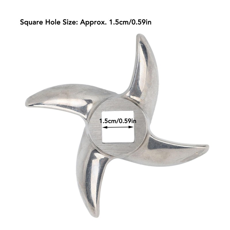 Aqxreight Size 32 Stainless Steel Meat Grinder Cutter Blade for