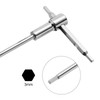 sourcing map 3mm Sliding T-Handle Hex Key Wrench for Fast