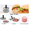 Burger Press Patty Maker, Non-Stick Burger Press Aluminum Hamburger Patty