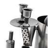 BRUBAKER Wein Flaschenhalter Barkeeper Metall Skulptur mit Geschenkkarte