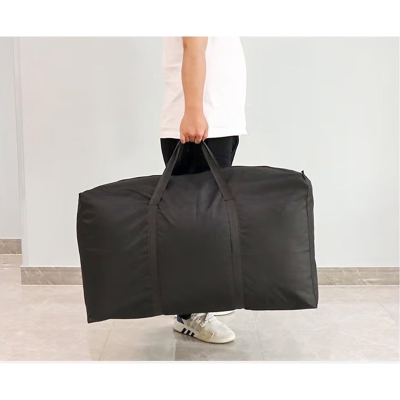 High Capacity Foldable Storage Bag, Waterproof Oxford Fabric, Double Zippers,