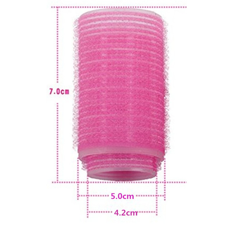 2Pcs/Set Plastic Hair Rollers Curlers Bangs Self-Adhesive Hair Volume Hair