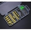 VOANZO 69pcs Texas Fishing Rigs Set, Fishing Hook Kit, Threaded