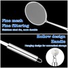 Wanmu Fat Skimmer Spoon, Stainless Steel Fine Mesh Strainer -