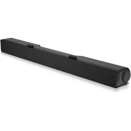 Dell AC511 USB Wired Stereo Soundbar Speaker for Monitors, USB Powered, Black