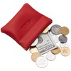 Travelambo Leather Squeeze Coin Purse Pouch Change Holder For Men