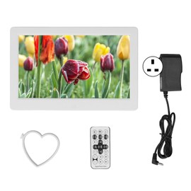 10 Inch Digital Picture Frame HD Intelligent Remote Control Video Player Smart Photo Frame 100‑240V UK Plug