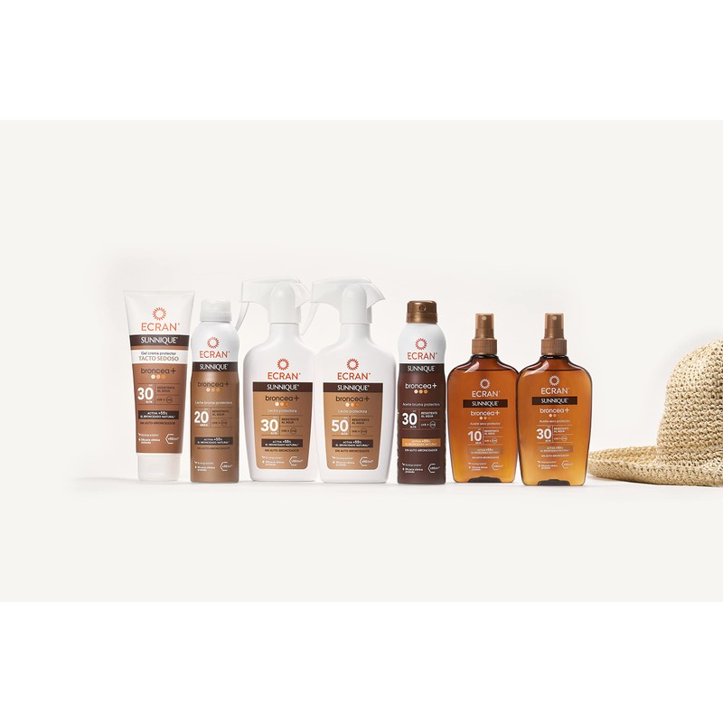 Ecran Sunnique Broncea+ Gel Crema Spf30 250 ml