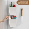 8PCS Kitchen Cabinet Door Storage Box, Adhesive Wall-Mounted Storage Box,