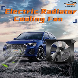 everpartstorecs For 2006-2011 Honda Civic 1.8L Electric Radiator Condenser Cooling Fan Assembly