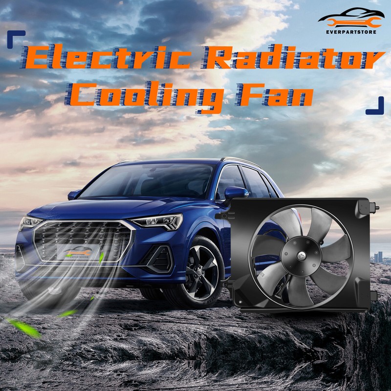 everpartstorecs For 2006-2011 Honda Civic 1.8L Electric Radiator Condenser Cooling