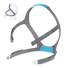 Hecatelly Replacement Headgear Kit for F30 Headgear with Magnetic Clips - Adjustable Headgear Strap Compatible with AirFit F30 Full Face Masks (1 Headgear+ 2 Clips)