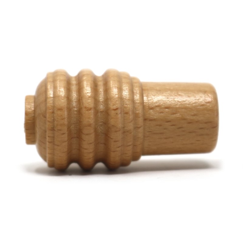 fiXte Large Wooden Ridged Cord Pull Curtain Roman Blind Light