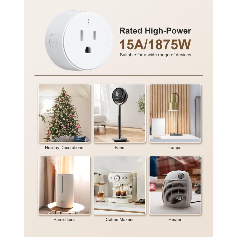 TREEWELL Remote Control Outlet with All On/Off Switch, 200FT Long